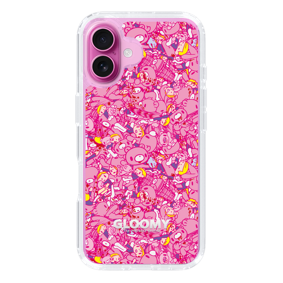 Slim Protection Case［ Gloomy - Pattern - Pink ］
