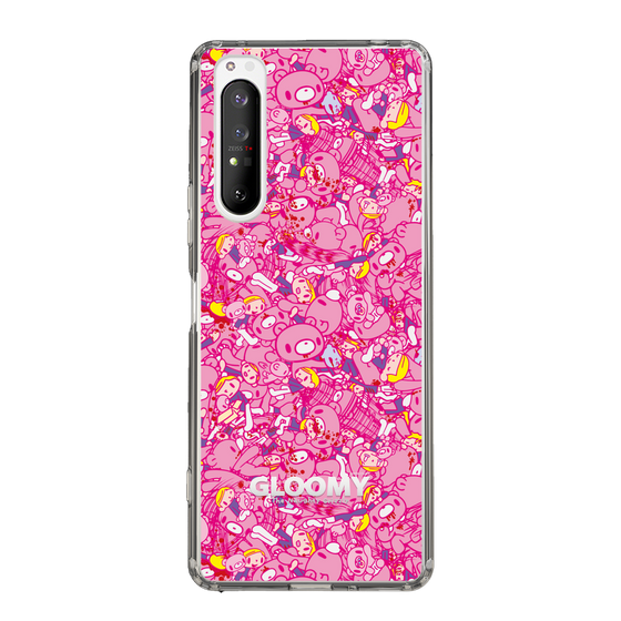 Slim Protection Case［ Gloomy - Pattern - Pink ］