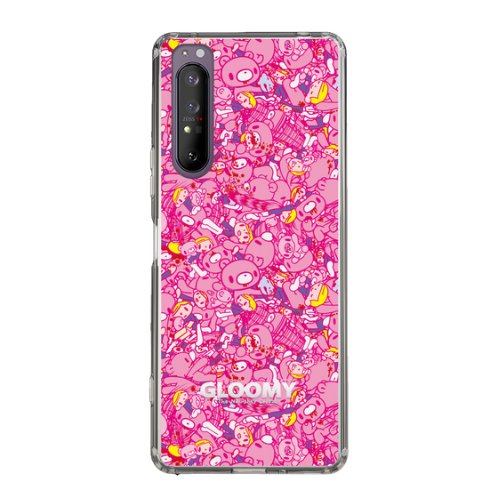 Slim Protection Case［ Gloomy - Pattern - Pink ］