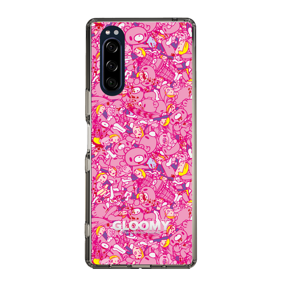 Slim Protection Case［ Gloomy - Pattern - Pink ］