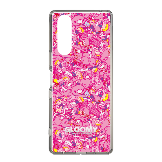 Slim Protection Case［ Gloomy - Pattern - Pink ］