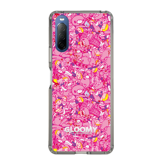 Slim Protection Case［ Gloomy - Pattern - Pink ］