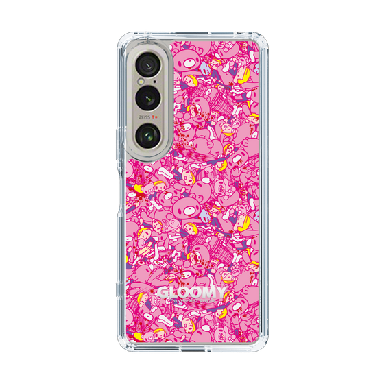 Slim Protection Case［ Gloomy - Pattern - Pink ］