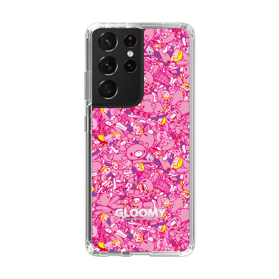 Slim Protection Case［ Gloomy - Pattern - Pink ］