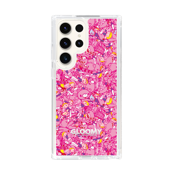 Slim Protection Case［ Gloomy - Pattern - Pink ］