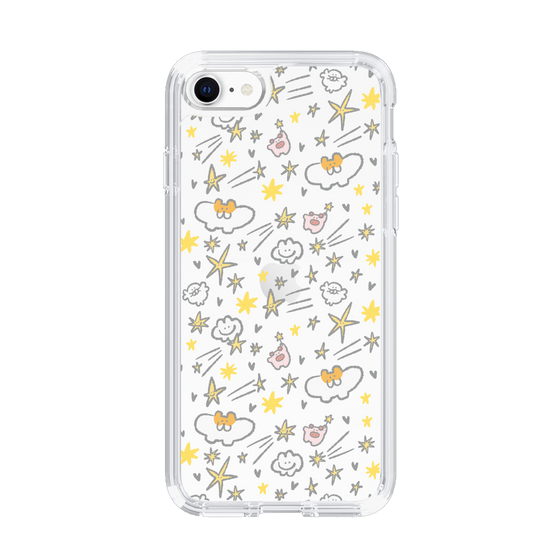 Slim Protection Case［ Mokumoku-chan - Stars ］