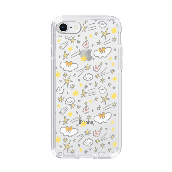 Slim Protection Case［ Mokumoku-chan - Stars ］