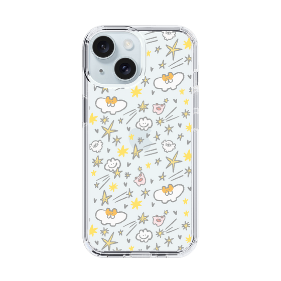 Slim Protection Case［ Mokumoku-chan - Stars ］