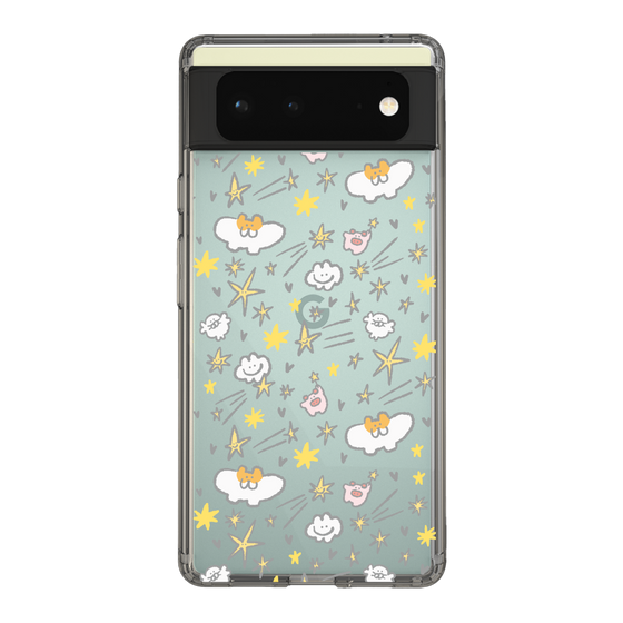 Slim Protection Case［ Mokumoku-chan - Stars ］