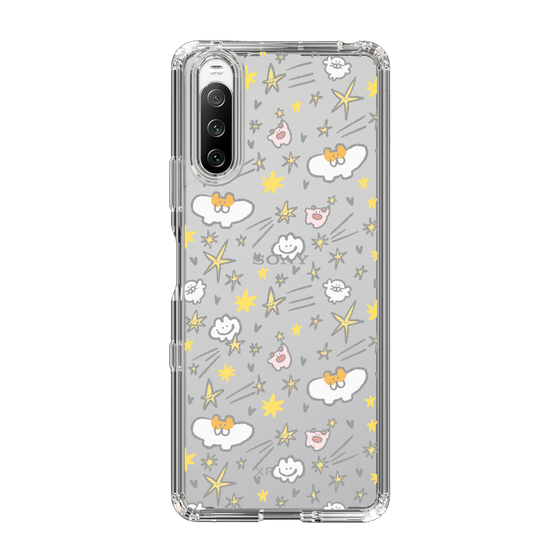 Slim Protection Case［ Mokumoku-chan - Stars ］