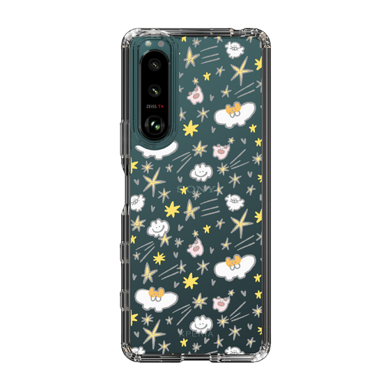 Slim Protection Case［ Mokumoku-chan - Stars ］