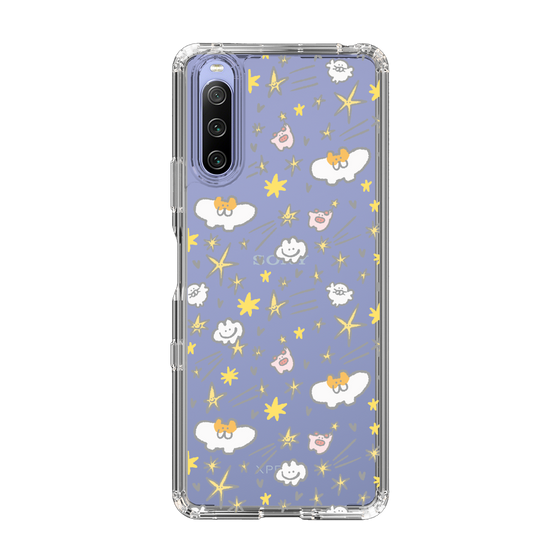 Slim Protection Case［ Mokumoku-chan - Stars ］