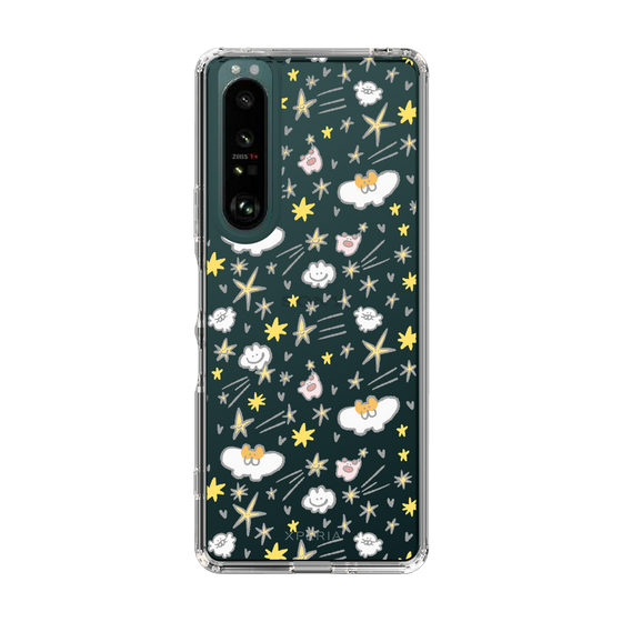 Slim Protection Case［ Mokumoku-chan - Stars ］