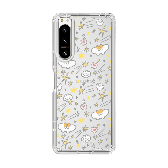 Slim Protection Case［ Mokumoku-chan - Stars ］