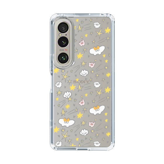 Slim Protection Case［ Mokumoku-chan - Stars ］