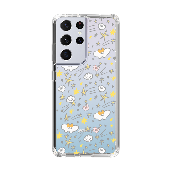 Slim Protection Case［ Mokumoku-chan - Stars ］