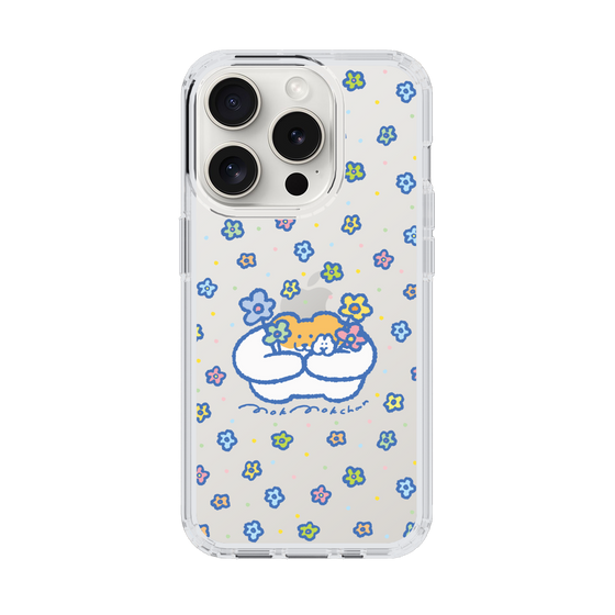 Slim Protection Case［ Mokumoku-chan - Flowers ］