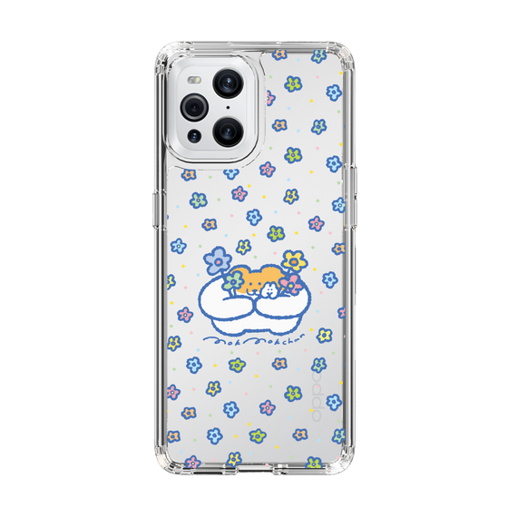Slim Protection Case［ Mokumoku-chan - Flowers ］