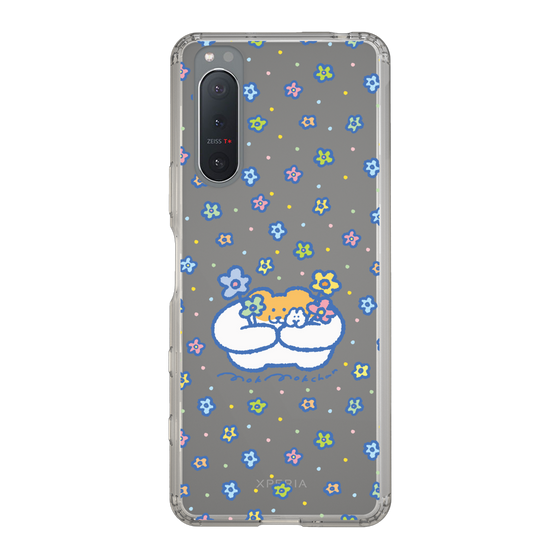 Slim Protection Case［ Mokumoku-chan - Flowers ］