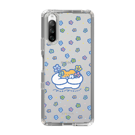 Slim Protection Case［ Mokumoku-chan - Flowers ］