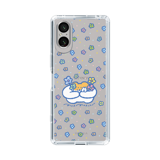 Slim Protection Case［ Mokumoku-chan - Flowers ］