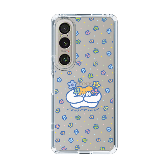 Slim Protection Case［ Mokumoku-chan - Flowers ］