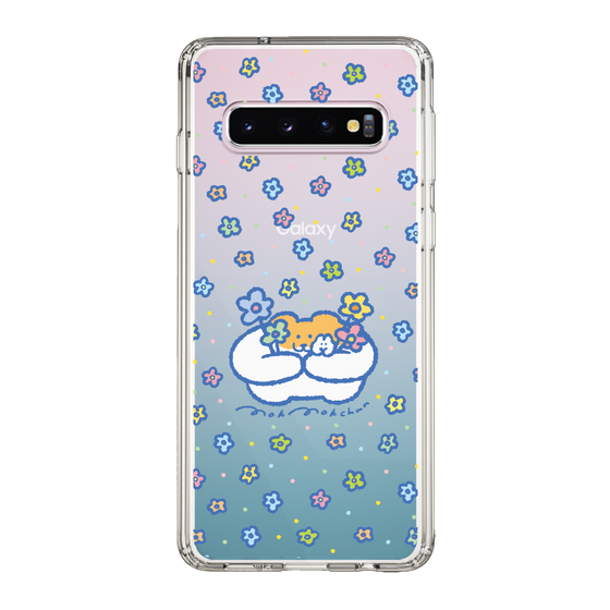 Slim Protection Case［ Mokumoku-chan - Flowers ］