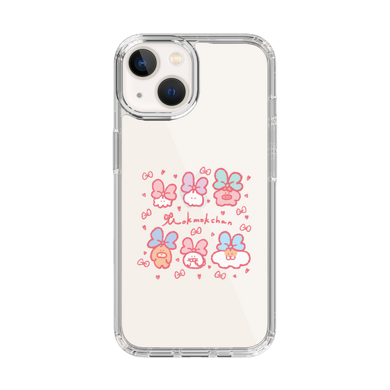 Slim Protection Case［ Mokumoku-chan - Ribbons ］