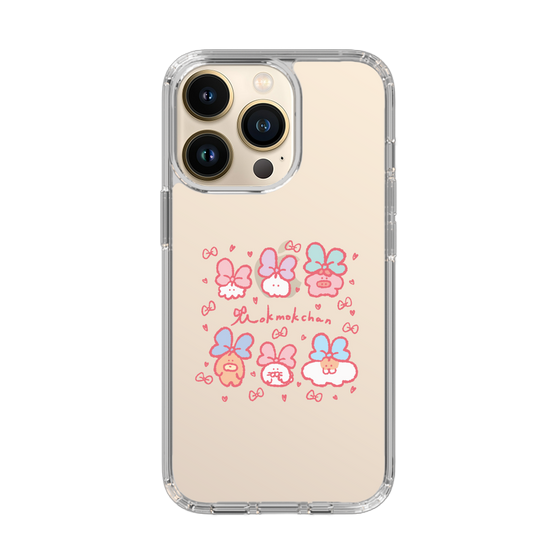 Slim Protection Case［ Mokumoku-chan - Ribbons ］