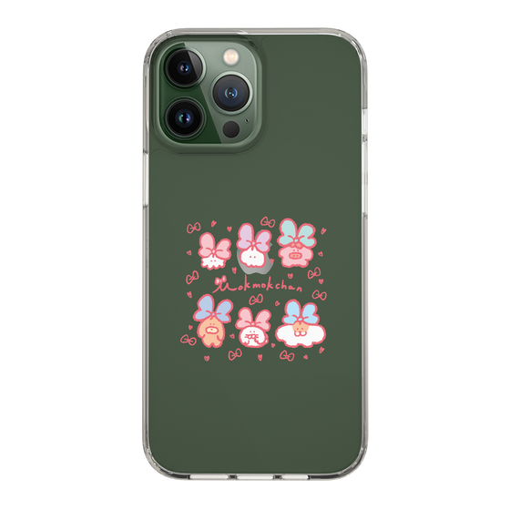 Slim Protection Case［ Mokumoku-chan - Ribbons ］