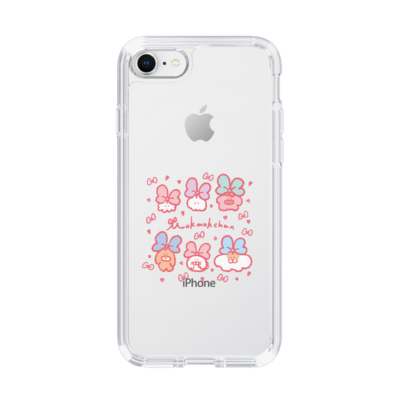Slim Protection Case［ Mokumoku-chan - Ribbons ］