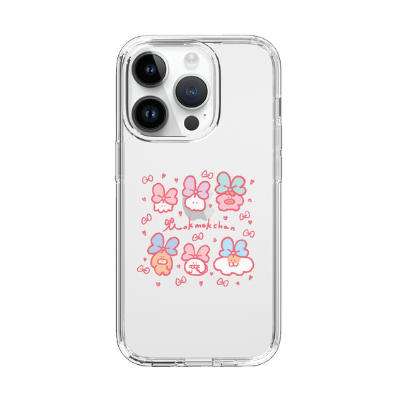 Slim Protection Case［ Mokumoku-chan - Ribbons ］