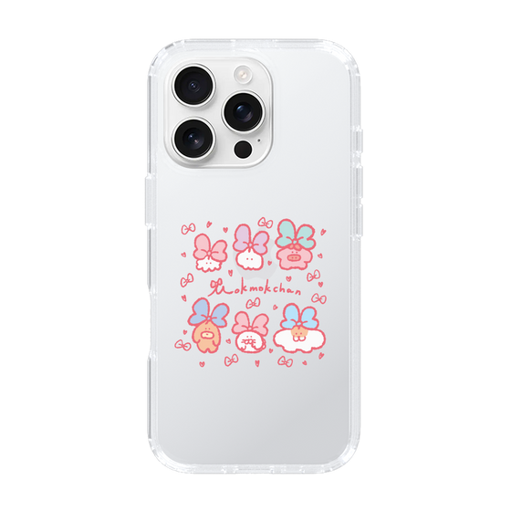 Slim Protection Case［ Mokumoku-chan - Ribbons ］