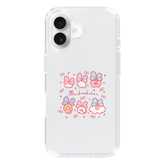 Slim Protection Case［ Mokumoku-chan - Ribbons ］
