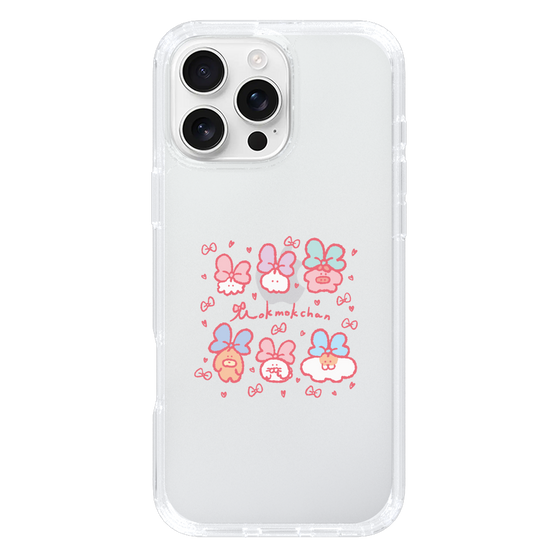Slim Protection Case［ Mokumoku-chan - Ribbons ］