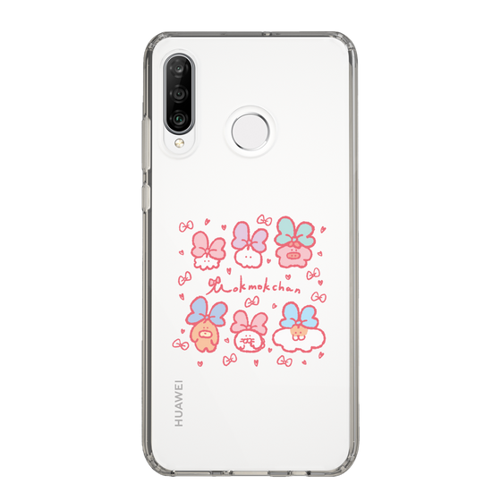 Slim Protection Case［ Mokumoku-chan - Ribbons ］