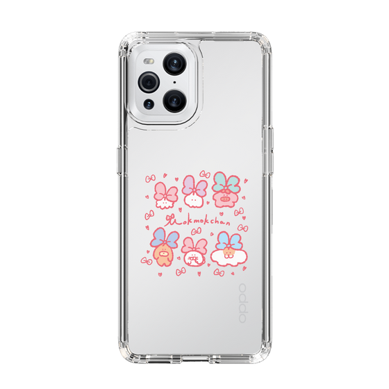 Slim Protection Case［ Mokumoku-chan - Ribbons ］