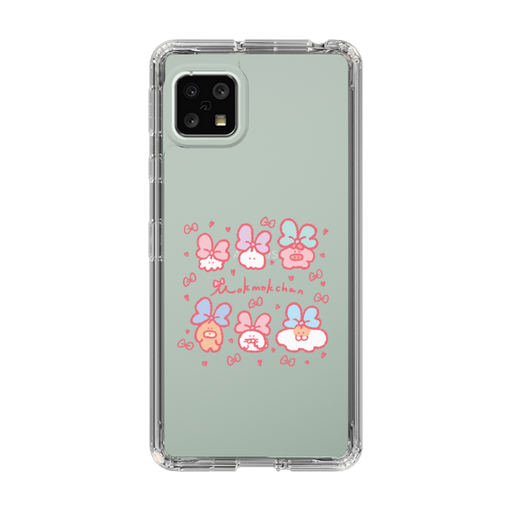 Slim Protection Case［ Mokumoku-chan - Ribbons ］