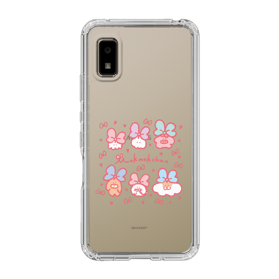 Slim Protection Case［ Mokumoku-chan - Ribbons ］