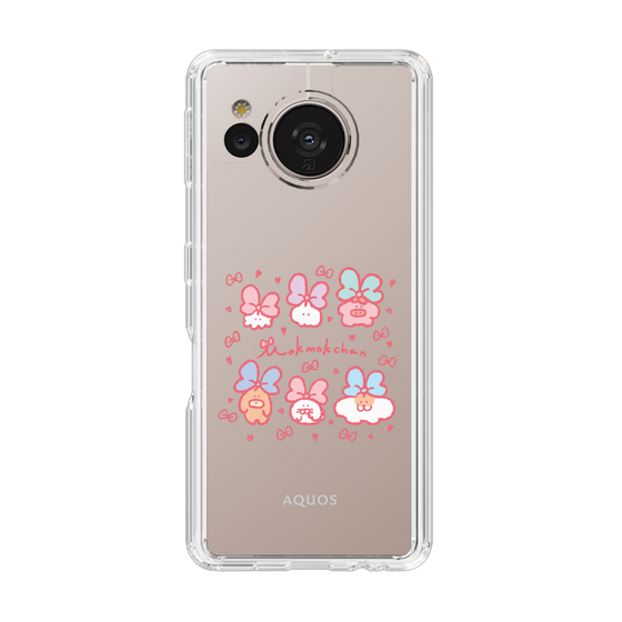 Slim Protection Case［ Mokumoku-chan - Ribbons ］