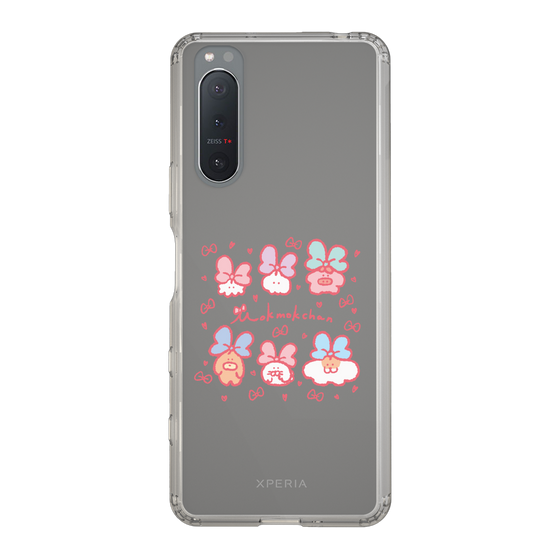 Slim Protection Case［ Mokumoku-chan - Ribbons ］