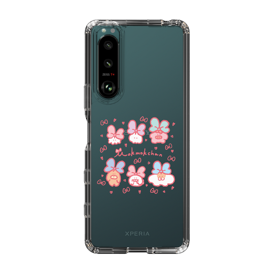Slim Protection Case［ Mokumoku-chan - Ribbons ］