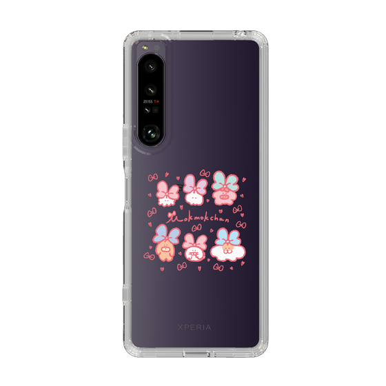 Slim Protection Case［ Mokumoku-chan - Ribbons ］