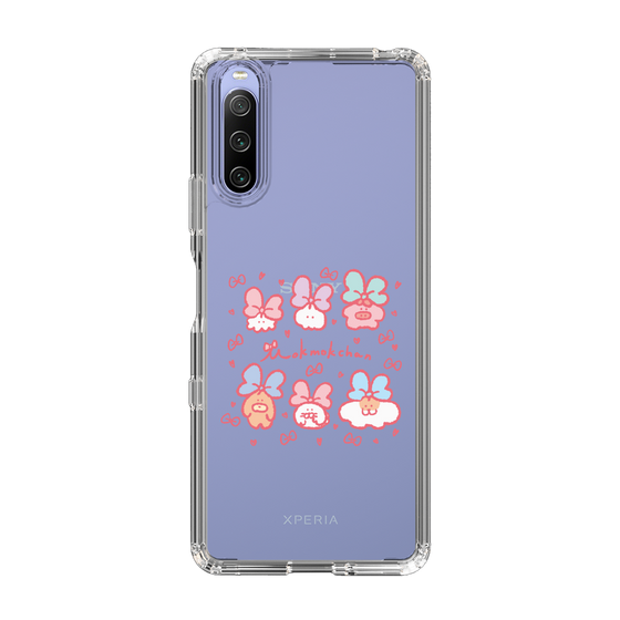 Slim Protection Case［ Mokumoku-chan - Ribbons ］