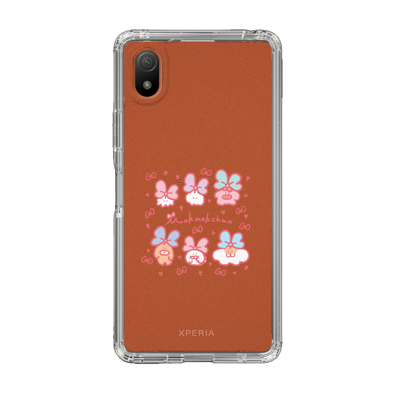 Slim Protection Case［ Mokumoku-chan - Ribbons ］