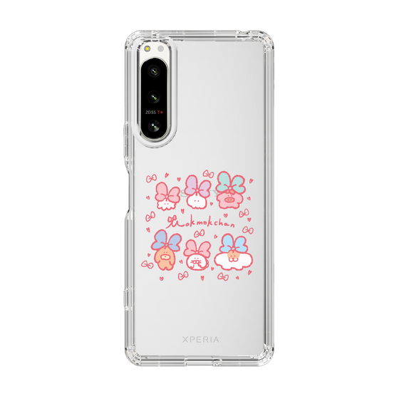 Slim Protection Case［ Mokumoku-chan - Ribbons ］
