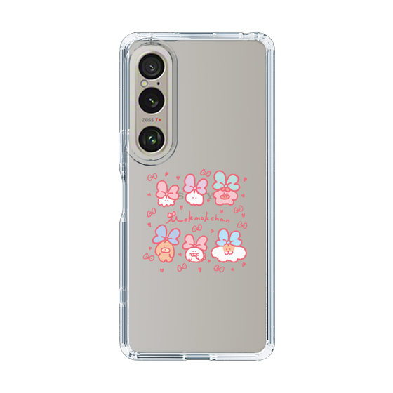 Slim Protection Case［ Mokumoku-chan - Ribbons ］