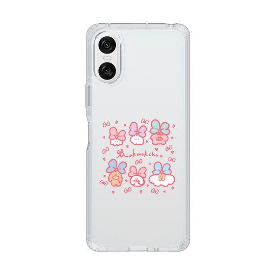 Slim Protection Case［ Mokumoku-chan - Ribbons ］