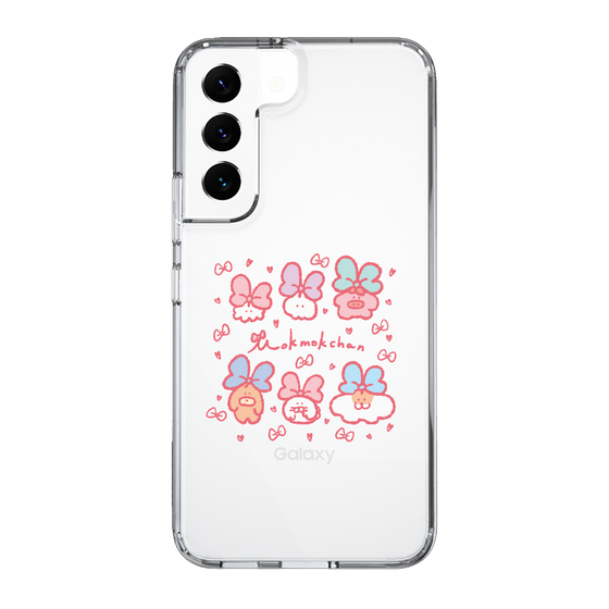Slim Protection Case［ Mokumoku-chan - Ribbons ］
