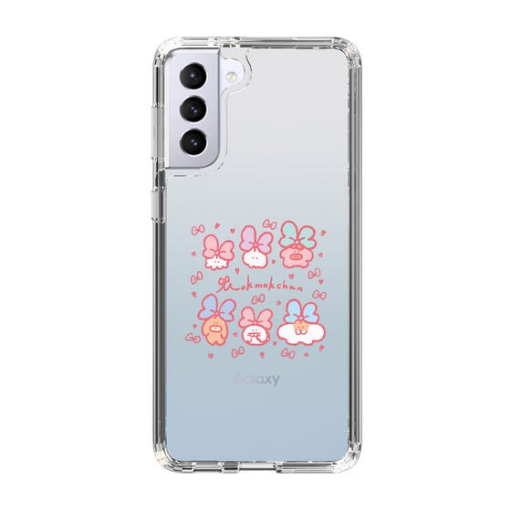 Slim Protection Case［ Mokumoku-chan - Ribbons ］